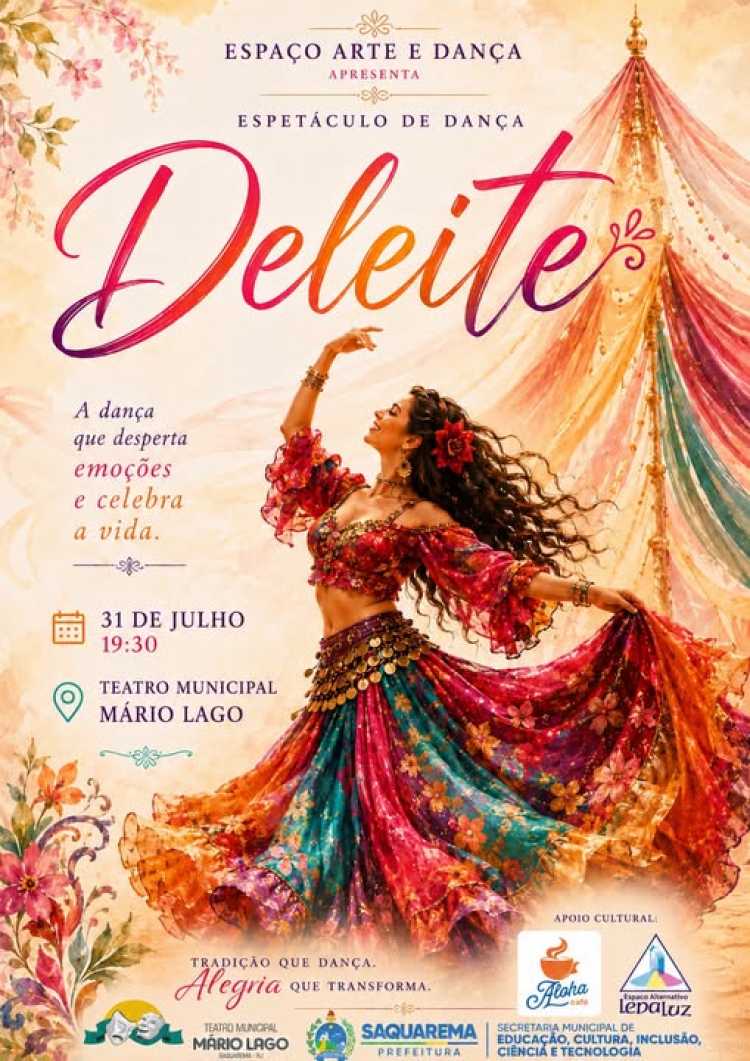 TEATRO - DELEITE, ESPETÁCULO DE DANÇA