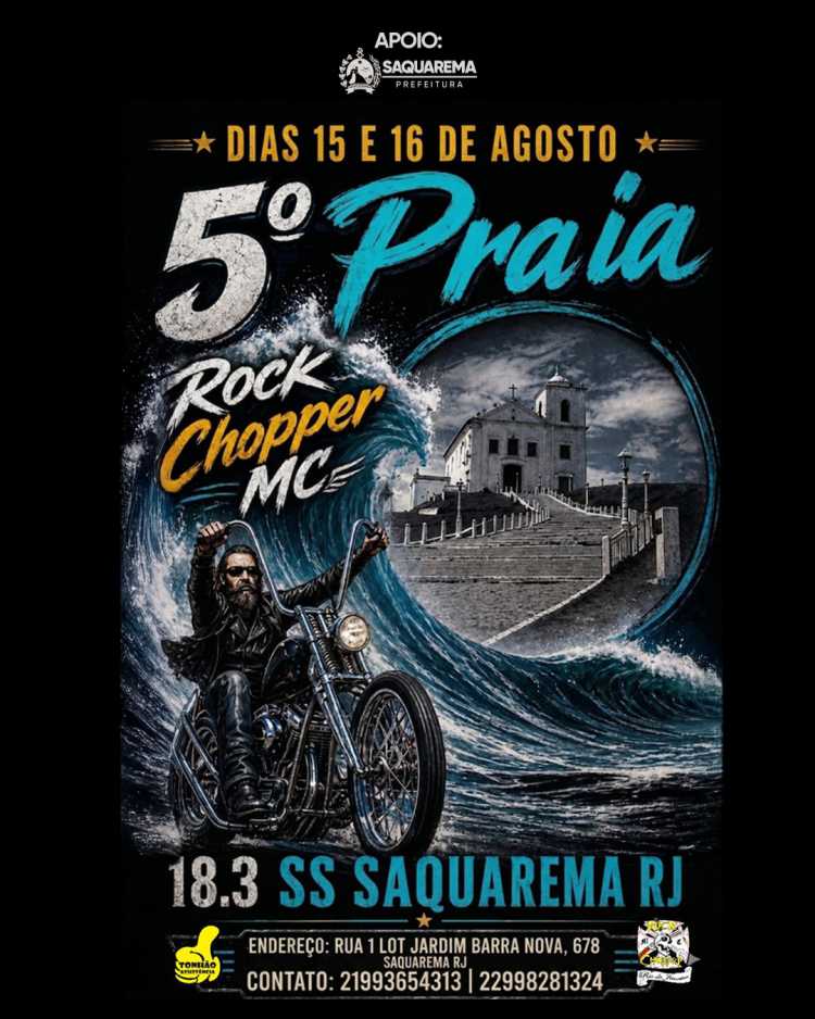 5º PRAIA, ROCK CHOPPER MC